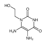 5,6-diamino-1-β-hydroxyethyluracil Structure