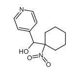 (1-Nitro-cyclohexyl)-[4]pyridyl-methanol结构式