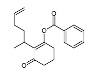 (2-hex-5-en-2-yl-3-oxocyclohexen-1-yl) benzoate Structure