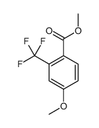 Methyl 4-methoxy-2-(trifluoromethyl)benzoate structure