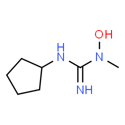 Guanidine, N-cyclopentyl-N-hydroxy-N-methyl- (9CI) Structure