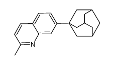 7-(1-Adamantyl)-2-methylchinolin Structure