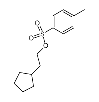 2-cyclopentylethyl 4-methylbenzenesulfonate结构式