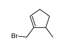 1-(bromomethyl)-5-methylcyclopentene结构式