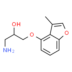 2-Propanol,1-amino-3-[(3-methyl-4-benzofuranyl)oxy]-(8CI) structure