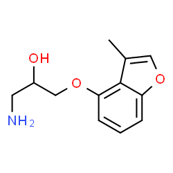 2-Propanol,1-amino-3-[(3-methyl-4-benzofuranyl)oxy]-(8CI) Structure