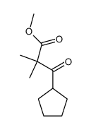 Cyclopentanepropanoic acid,-alpha-,-alpha--dimethyl--ba--oxo-, methyl ester (9CI) picture