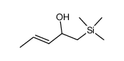 (E)-1-(Trimethylsilyl)-3-penten-2-ol结构式