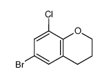 bromo-6 chloro-8 chromanne Structure