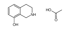 1,2,3,4-tetrahydro-isoquinolin-8-ol acetate结构式