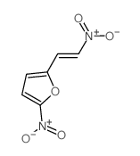 Furan,2-nitro-5-(2-nitroethenyl)-结构式