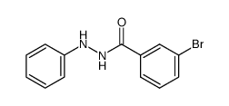 3-bromo-benzoic acid-(N'-phenyl-hydrazide)结构式
