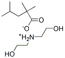 bis(2-hydroxyethyl)ammonium 2,2,4-trimethylvalerate structure