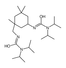 3-[3-[[[(diisopropylamino)carbonyl]amino]methyl]-3,5,5-trimethylcyclohexyl]-1,1-diisopropylurea结构式