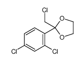 2-(chloromethyl)-2-(2,4-dichlorophenyl)-1,3-dioxolane Structure