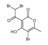3β,3β,5-tribromodehydroacetic acid Structure