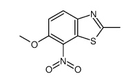 6-methoxy-2-methyl-7-nitro-benzothiazole Structure