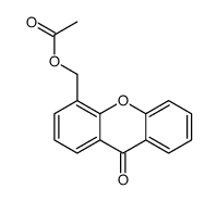 (9-oxoxanthen-4-yl)methyl acetate结构式