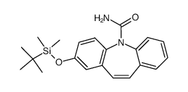 2-((tert-butyldimethylsilyl)oxy)-5H-dibenzo[b,f]azepine-5-carboxamide Structure