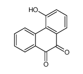 4-hydroxyphenanthrene-9,10-dione Structure