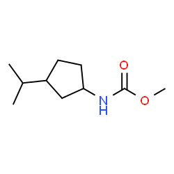 Cyclopentanecarbamic acid,3-isopropyl-,methyl ester (1CI)结构式