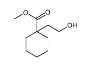 methyl 1-(2-hydroxyethyl)cyclohexane-1-carboxylate结构式