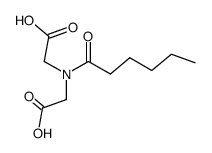 2,2'-(hexanoylazanediyl)diacetic acid结构式