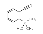 2-trimethylysilylbenzonitrile Structure