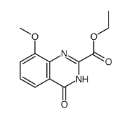 2-Quinazolinecarboxylic acid,1,4-dihydro-8-methoxy-4-oxo-,ethyl ester (9CI)结构式