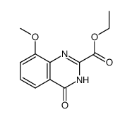 2-Quinazolinecarboxylic acid,1,4-dihydro-8-methoxy-4-oxo-,ethyl ester (9CI) Structure