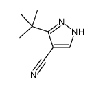 3-tert-butyl-4-cyanopyrazole Structure