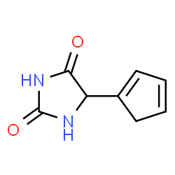 2,4-Imidazolidinedione,5-(1,3-cyclopentadien-1-yl)- structure