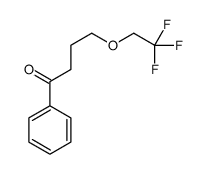 1-phenyl-4-(2,2,2-trifluoroethoxy)butan-1-one结构式