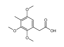 2,3,5-trimethoxy-4-methylphenylacetic acid结构式