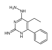 5-ethyl-4-hydrazinyl-6-phenylpyrimidin-2-amine Structure