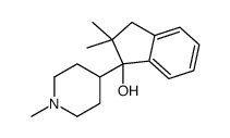 2,2-dimethyl-1-(1-methylpiperidin-4-yl)-3H-inden-1-ol结构式