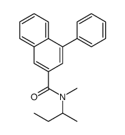 N-butan-2-yl-N-methyl-4-phenylnaphthalene-2-carboxamide Structure