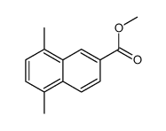 methyl 5,8-dimethylnaphthalene-2-carboxylate结构式