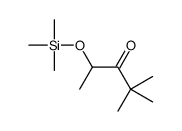 2,2-dimethyl-4-trimethylsilyloxypentan-3-one结构式
