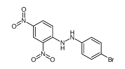 1-(4-bromophenyl)-2-(2,4-dinitrophenyl)hydrazine结构式