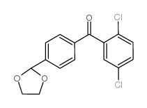 2,5-DICHLORO-4'-(1,3-DIOXOLAN-2-YL)BENZOPHENONE picture