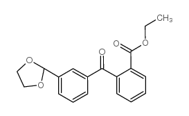 2-CARBOETHOXY-3'-(1,3-DIOXOLAN-2-YL)BENZOPHENONE图片