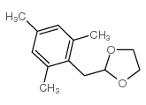 2,4,6-TRIMETHYL(1,3-DIOXOLAN-2-YLMETHYL)BENZENE Structure