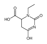 3-ethyl-2,6-dioxo-1,3-diazinane-4-carboxylic acid Structure