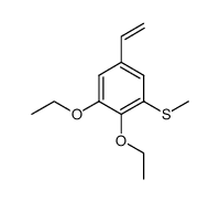 (2,3-diethoxy-5-vinylphenyl)(methyl)sulfane结构式