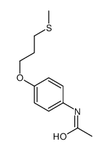 N-[4-(3-methylsulfanylpropoxy)phenyl]acetamide Structure