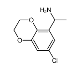 1-(6-chloro-2,3-dihydrobenzo[b][1,4]dioxin-8-yl)ethanamine Structure