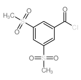 3,5-BIS(METHYLSULFONYL)BENZOYLCHLORIDE structure