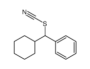[cyclohexyl(phenyl)methyl] thiocyanate Structure