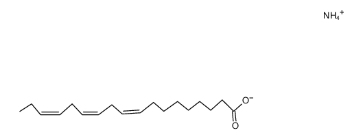 ammonium α-linolenate结构式